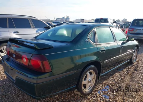 2002 Chevrolet Impala Ls из США, поврежденный, VIN 2G1WH55K129315160